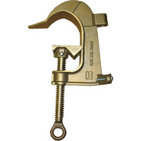 Pince de mise &agrave; la terre &agrave; t&ecirc;te en C en bronze, Capacit&eacute; de 2-7/8" (73 mm) Cam Industrial