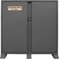 Jobsite Storage Shelving Cabinet, Steel, 47.5 Cubic Feet, Grey Cam Industrial