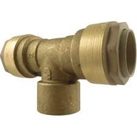 Quickline Air Piping Tee Connect, Brass, 1/2" Cam Industrial