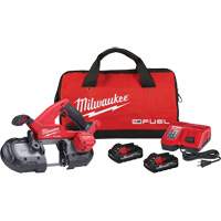 M18 Fuel Compact Band Saw Kit, 18 V, 3-1/4" Capacity Cam Industrial