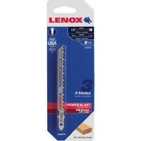 Clean Cutting Wood Jigsaw Blade, Bi-Metal, T-Shank, 4" L, 6 TPI Cam Industrial