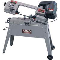 Metal Cutting Band Saw, Horizontal/Vertical, 5" Round and 4-1/2" x 6" Rectangular Cutting Capacity Cam Industrial