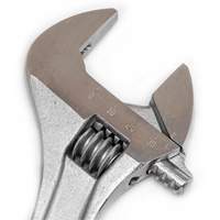 Adjustable Wrench - Boxed, 10" L, 1-5/16"/34 mm Max Width, Chrome Cam Industrial