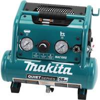 Quiet Series Air Compressor, Electric, 1 Gal. (1.2 US Gal), 135 PSI, 120/1 V Cam Industrial