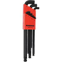 Stubby Ball End Hex Key Set, 9 Pcs., Metric Cam Industrial