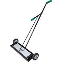 Magnetic Push Sweeper, 24" W Cam Industrial