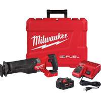M18 Fuel Sawzall&reg; Reciprocating Saw Kit, 18 V, Lithium-Ion Battery, 3000 SPM Cam Industrial