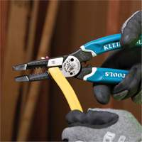 Klein-Kurve&reg; Heavy-Duty Wire Stripper, Cutter & Crimper Multi-Tool, 8-1/4" L, 8 - 20 AWG Cam Industrial