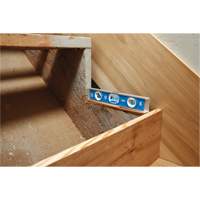 Niveau torpille, 10" lo, Aluminium, 1 fioles, Magn&eacute;tique Cam Industrial