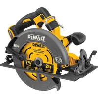 FlexVolt&reg; Max Brushless Circular Saw with Electric Brake (Tool Only), 7-1/4", 60 V Cam Industrial