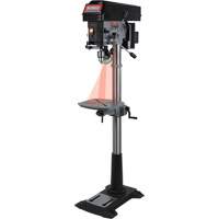 Variable Speed Drill Press, 15", 5/8" Chuck, 3300 RPM Cam Industrial