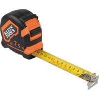 Magnetic Double-Hook Tape Measure, 7.5 m, 1/16"/1 mm Graduations Cam Industrial