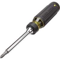 15-in-1 Multi-Bit Ratcheting Screwdriver, 8-3/4" L, Cushion Grip Handle Cam Industrial