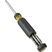 15-in-1 Multi-Bit Ratcheting Screwdriver, 8-3/4" L, Cushion Grip Handle Cam Industrial
