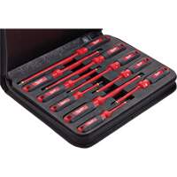 Insulated Screwdriver Set with EVA Foam Case, 10 Pcs. Cam Industrial