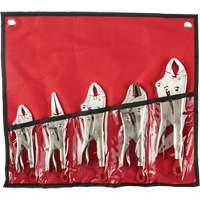 Torque Lock Locking Pliers Kit, 5 Pieces Cam Industrial