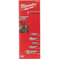 Torque Lock Locking Pliers Kit, 5 Pieces Cam Industrial