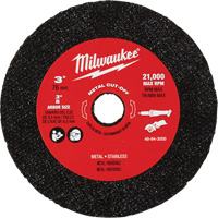 Metal Cut Off Wheel, 3" x 0.04", 3/8" Arbor Cam Industrial