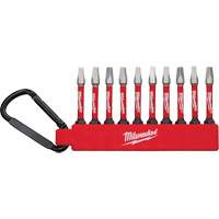 Shockwave Impact Driver Bit Set, Square, #2, 1/4" Drive Cam Industrial