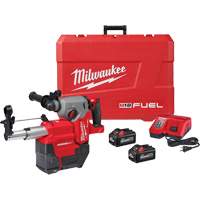 M18 Fuel SDS Plus Rotary Hammer Dust Extractor Kit, 18 V, 1", 2 ft-lbs., 1330 RPM Cam Industrial