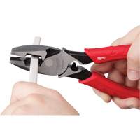 Comfort Grip High Leverage Lineman's Pliers with Crimper Cam Industrial