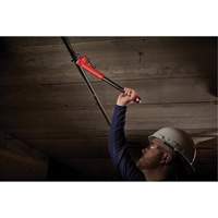 Cl&eacute; &agrave; tuyau adaptable Cheater, Cap des m&acirc;choires 2-1/2", Longueur 18"/24"/10", Fini Rev&ecirc;tement en poudre, Prise Ergonomique Cam Industrial
