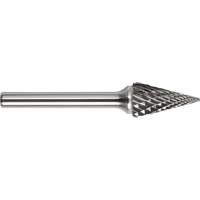 Drillco&reg; Magnum Double Cut Solid Carbide Burr, SM-3, 1/4" Dia., 1/4" Shank, 1" Depth of Cut Cam Industrial