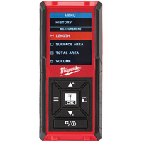 Laser Distance Meter, 0' - 330' (0 m - 100.6 m) Range, Digital (Electronic) Cam Industrial