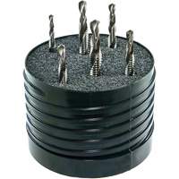 Drillco&reg; Combined Tap & Drill Set, 6 Pieces, High Speed Steel Cam Industrial