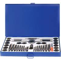 Drillco&reg; Fractional Tap & Die Set, 40 Pieces Cam Industrial