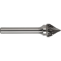 Drillco&reg; Double Cut 60° Cone Burr, SJ-1 Cam Industrial