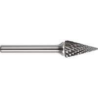 Drillco&reg; Double Cut Pointed Cone Burr, SM-1 Cam Industrial