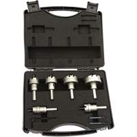 Drillco&reg; TCT Hole Cutter Set, 6 Pieces Cam Industrial