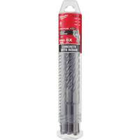 MX4 4-Cutter Rotary Hammer Drill Bit Kit, 6 Pieces, Carbide Cam Industrial