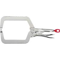 Torque Lock Locking Pliers with Deep Jaws, 9" Length, C-Clamp Cam Industrial