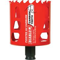 Scie cloche pour bois et m&eacute;tal, 2-1/2", Profondeur de la coupe 2-3/8", Carbure Cam Industrial