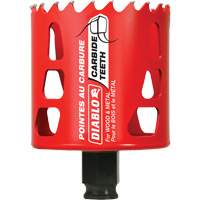 Scie cloche pour bois et m&eacute;tal, 2-5/8", Profondeur de la coupe 2-3/8", Carbure Cam Industrial