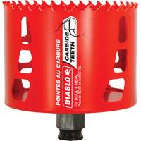 Scie cloche pour bois et m&eacute;tal, 3-1/2", Profondeur de la coupe 2-3/8", Carbure Cam Industrial