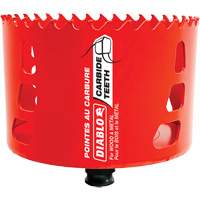 Scie cloche pour bois et m&eacute;tal, 4", Profondeur de la coupe 2-3/8", Carbure Cam Industrial