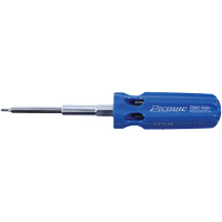 True Torx Multi-Bit Screwdriver, Plastic Handle Cam Industrial