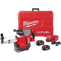 M18 Fuel SDS Plus Rotary Hammer with Hammervac Dust Extractor Kit, 18 V, 1-1/8" - 3", 800 RPM Cam Industrial
