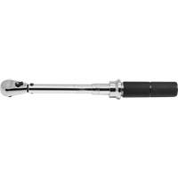 Micrometer Torque Wrench, Click, 1/4" Square Drive, 3.95 - 23.16 N.m/30 - 200 in-lbs. Cam Industrial