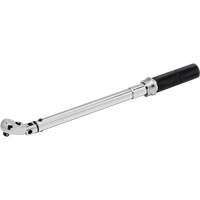 Micrometer Torque Wrench, Click, 3/8" Square Drive, 10.17 - 105.1 N.m/5 - 75 ft-lbs. Cam Industrial