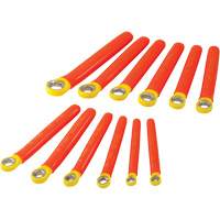 Jeu de cl&eacute;s polygonales m&eacute;triques isol&eacute;es &agrave; 12 pans, 1000 V, 12 Mcx Cam Industrial