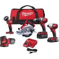 Trousse 5 pi&egrave;ces doutil combin&eacute; M18, Lithium-ion, 18 V Cam Industrial