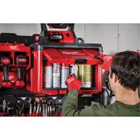 Packout Tool Cabinet, 15" x 15" x 20", Black/Red Cam Industrial