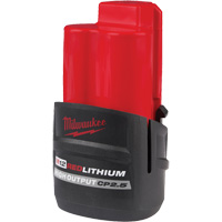 M12 Redlithium High Output CP2.5 Battery Pack, Lithium-Ion, 12 V, 2.5 Ah Cam Industrial