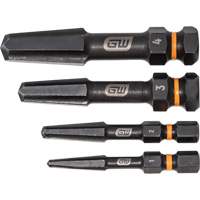 Bolt Biter Screw Extractor Set, High Speed Steel, 4 Pieces Cam Industrial