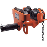 SGT Series Heavy-Duty Geared Trolley, 10000 lbs. (5 tons) Capacity, 4-1/2" - 8-1/32" Cam Industrial