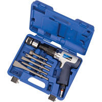 AH200SHD 6-Piece Super Heavy-Duty Air Hammer Kit, 3.7 CFM, 1/4" NPT, 2000 BPM Cam Industrial
